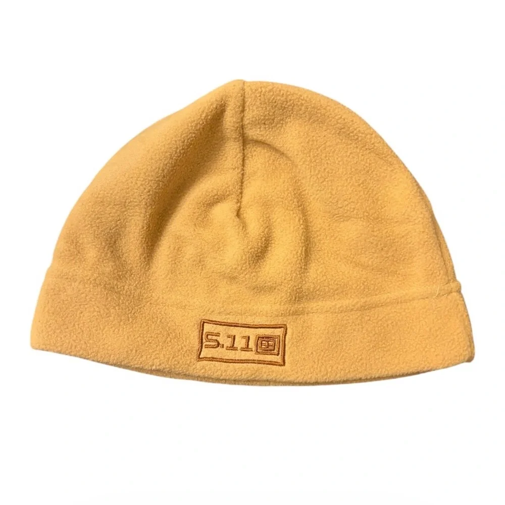 3-Pack 5.11 Tactical Fleece Beanies Blue, Gray, Mustard New - Picture 3 of 4